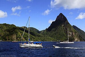 In der Bucht von Soufriere, St. Lucia