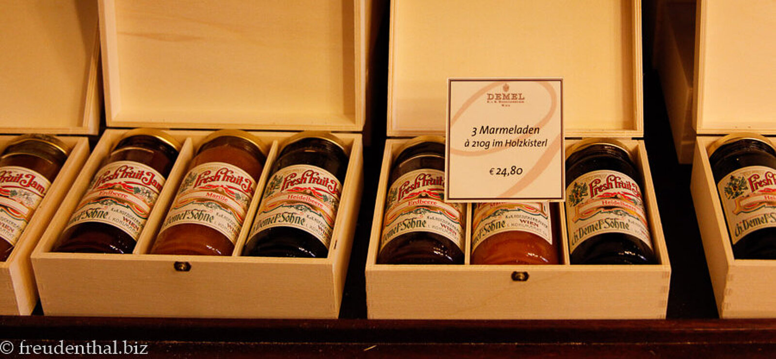 Spezialitäten in der Konditorei Demel in Wien