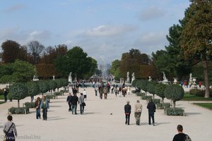Blick vom Louvre Richtung Place de la Concorde