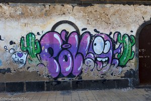 Graffiti am Faro de Punta Pechiguera