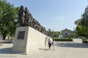 Denkmal für die Opfer des Kommunismus beim Bahnhof von Chisinau