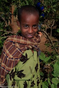 kleiner äthiopischer Junge bei Addis Zemen