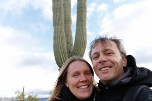 Annette und Lars in der Sonora Wüste