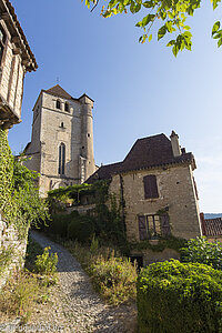 in den Gassen von Saint-Cirq-Lapopie