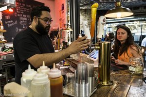 beim Chelsea Market zapft man deutsches Bier