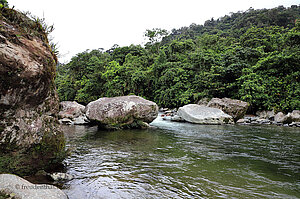 Blick auf den Río Grande de Orosí