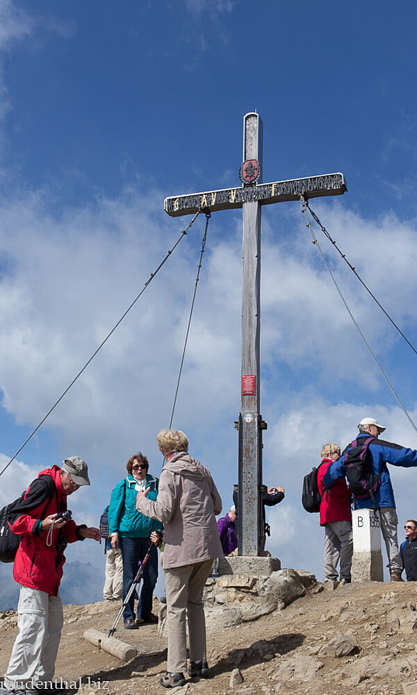 Kreuz auf dem Fellhorn-Gipfel