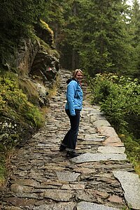 Die Wege zur Burkhardklamm sind schön angelegt. 