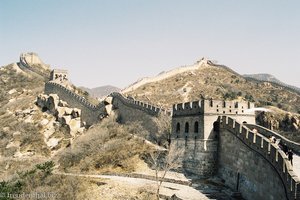 Aussicht über die Chinesische Mauer bei Badaling