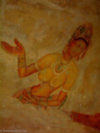 Die bezaubernden Fresken des Sigiriya