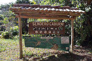 Zugang zum Sendero Caburni