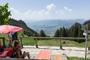 Aussicht vom Grüntenhaus auf das Allgäu