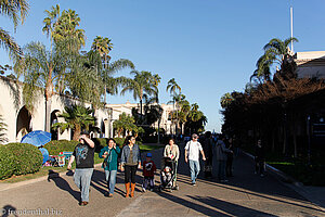 Spaziergänger im Balboa-Park