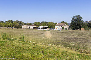 das Besucherzentrum beim Châteaus Lagarde