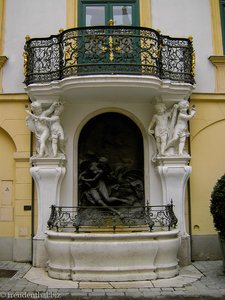 Andromeda-Brunnen im Hof des Alten Rathauses