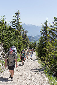 Aufstieg zur Ostler-Hütte auf dem Breitenberg