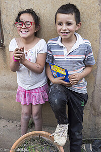 die Kinder der Töpferfamilie von Ráquira