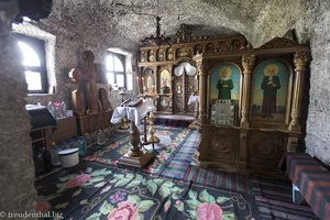 kleine Kirche im Höhlenkloster von Butuceni bei Orheiul Vechi in Moldawien
