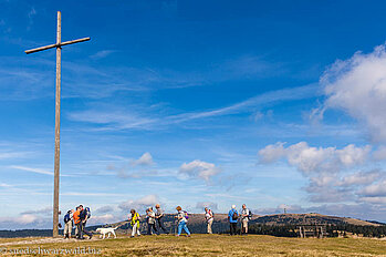 Wanderer beim Herzogenhorn