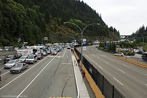 Warten auf die Fähre bei der Horseshoe Bay