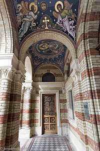 Eingang der Orthodoxen Kathedrale von Sibiu