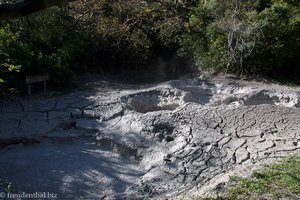 brodelnde Schlammlöcher am Rincon Vulkan