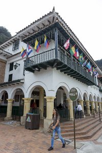 die Talstation der Seilbahn auf den Monserrate in Bogota