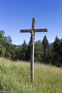 Kreuz bei der Wanderung zur Ruine Rothenfels