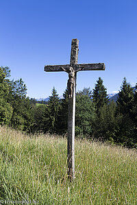 Kreuz bei der Wanderung zur Ruine Rothenfels