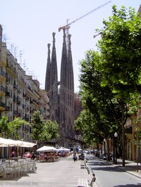 weiter Blick auf Sagrada
