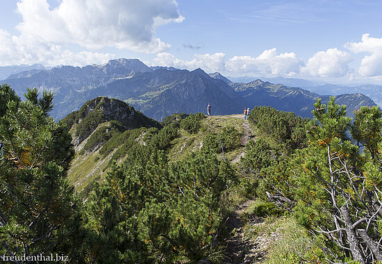 auf dem Grat des Iseler