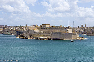 Aussicht vom Lower Barrakka Garden in Valletta