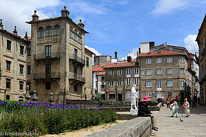 neben der Kathedrale von Santiago de Compostela