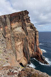 Steilküste an der Ponta de São Lourenço