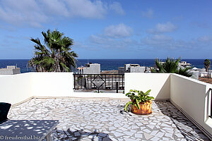 Dachterrasse der Pension Mira Maio in Calheta