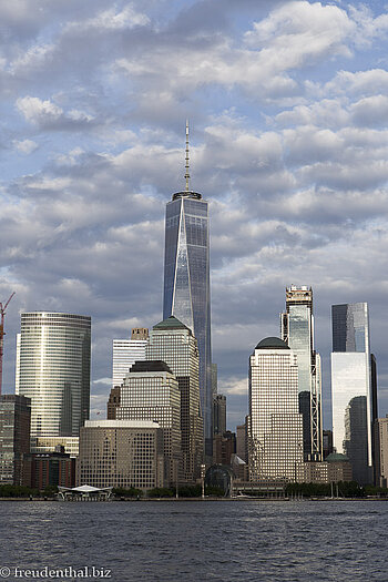 das One World Trade Center in Lower Mahattan