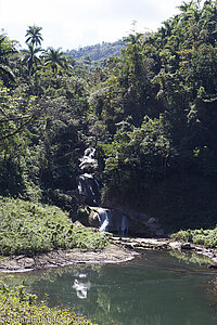 beim Arroyo Trinitario-Wasserfall