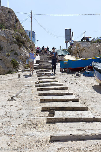 Weg zur zur fjordähnlichen Bucht Wied iz-Zurrieq