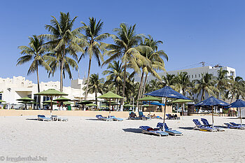 der Strand beim Hilton Salalah im Oman