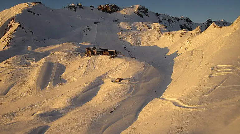 Sonnenuntergang mit Blick zum Nebelhorn