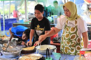 Fastfood-Stand á la Borneo