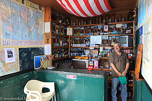 Auswahl in der Bar Fim do Mundo in Norte Pequeno