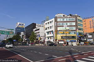 In Seoul ist viel Platz auf den Straßen