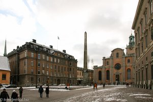 der Slottsbacken beim Stockholmer Schloss