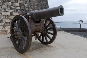 Eine Kanone beim Castillo de San Gabriel in Arrecife