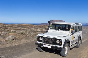 Jeep-Taxi auf der Insel La Graciosa