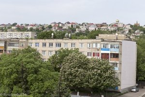Aussicht auf den Zigeunerhügel von Soroca in Moldawien