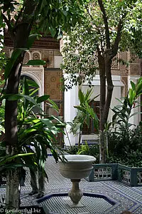 Riad im Bahia Palast