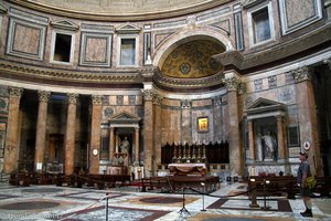 Das Pantheon galt als heidnische Kultstätte