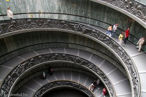 Wendeltreppe zum Ausgang der vatikanischen Museen